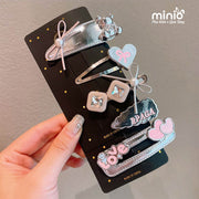 Set kẹp mái ánh bạc