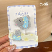 Set kẹp tóc gấu thỏ