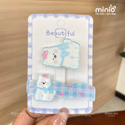 Set kẹp tóc gấu thỏ