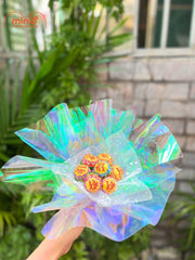 Bó hoa kẹo mút hologram