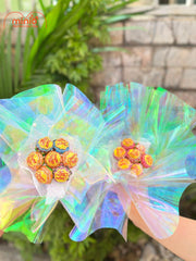 Bó hoa kẹo mút hologram