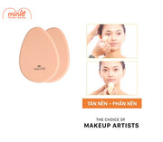 Bịch 2 bông phấn ướt Vacosi oval dài BP18 32k