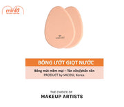 Bịch 2 bông phấn ướt Vacosi oval dài BP18 32k