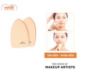 Bịch 2 bông phấn ướt Vacosi oval dài BP18 32k