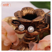 Bông tai ngọc trai xi 925 048090