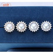 Bông tai ngọc trai xi 925 048090