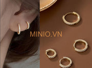 Bông tai bấm tròn 0025 MY