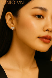 Bông tai trái tim 0026 MY