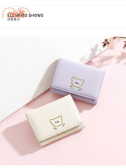 Bóp gấu thêu hoa DH