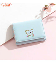 Bóp gấu thêu hoa DH