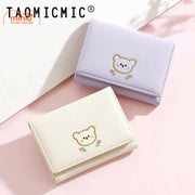 Bóp gấu thêu hoa DH