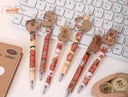 Bút gel mực xanh Capybara