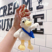 Móc khoá vịt đeo kính