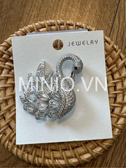 Cài áo thiên nga đính đá