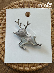 Cài áo tuần lộc đính đá