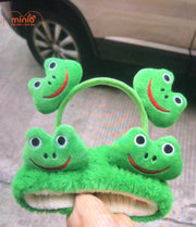 Cài tóc 2 đầu ếch xanh