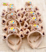 Cài tóc Capybara vịt 2 tim