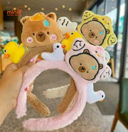 Cài tóc Capybara 2 vịt vàng