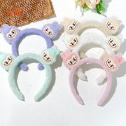 Cài tóc 2 đầu thỏ Labubu