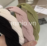 Cài tóc vải hồng vặn 280UX