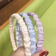 Cài tóc vải nhún đính nơ nhỏ 250UX