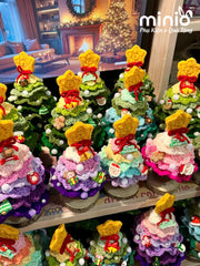 Cây thông Noel len handmade 5 tầng