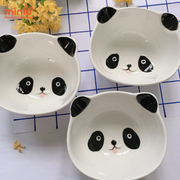 Chén gấu trúc có tai 5in