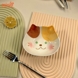 Chén mèo có tai 5in