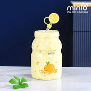 Ly cốc sữa chua ống hút trái cây