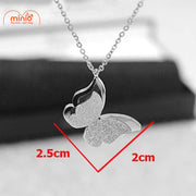 Dây chuyền titan 042 bướm