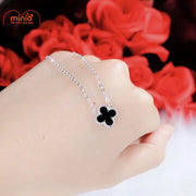 Dây chuyền titan 025 cỏ 4 lá