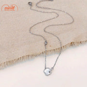 Dây chuyền titan 058 đá treo cỏ 4 lá