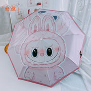 Ô dù tự động thỏ Labubu