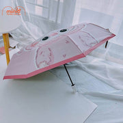 Ô dù tự động thỏ Labubu