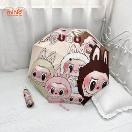 Ô dù tự động thỏ Labubu