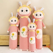 Gối ôm thỏ hoa nhỡ