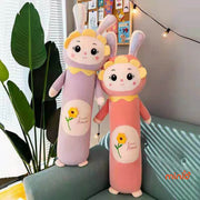 Gối ôm thỏ hoa nhỡ