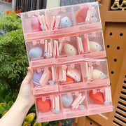 Hộp bông phấn 4 chi tiết 802