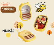 Hộp cơm 2 ngăn ong vàng