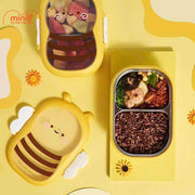 Hộp cơm 2 ngăn ong vàng