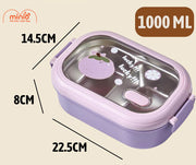 Hộp cơm 2 ngăn cà tím