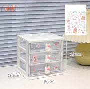 Kệ 3 ngăn thỏ đeo nơ