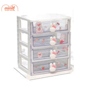 Kệ 4 tầng thỏ đeo nơ