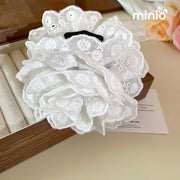 Kẹp càng cua hoa ren 2 mặt