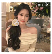 Kẹp càng cua hoa ren 2 mặt