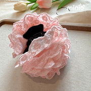 Kẹp càng cua hoa ren 2 mặt