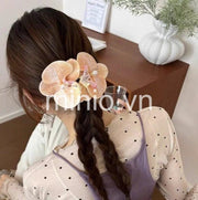 Kẹp lan hồ điệp 2 bông