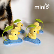 Kẹp mái len vịt lá cây 3D