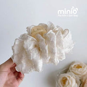 Kẹp nơ voan phồng sần 3 màu