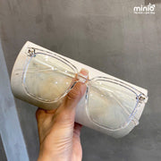 Kính gọng mảnh 2 chấm ngang